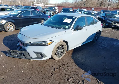 2022 Honda Civic Sport from USA, damaged, VIN 2HGFE2F59NH556774